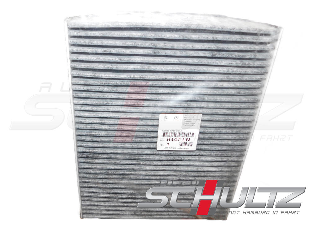 Citroen Pollenfilter Innenraumfilter Aktivkohlefilter 6447LN Innenraumfilter auto-schultz GmbH